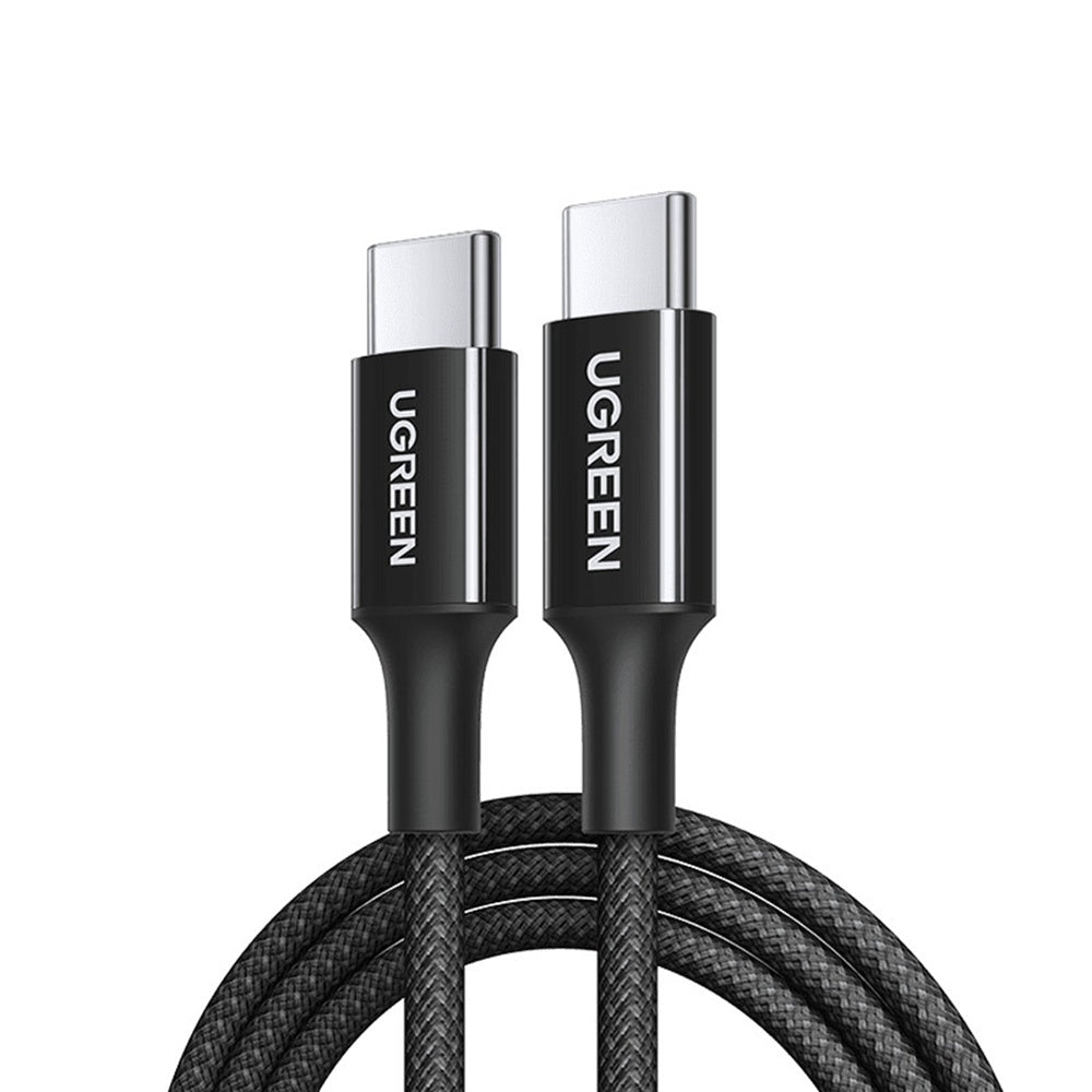 Dátový a nabíjací kábel USB-C - USB-C UGREEN L501, 60W, 1m, čierny