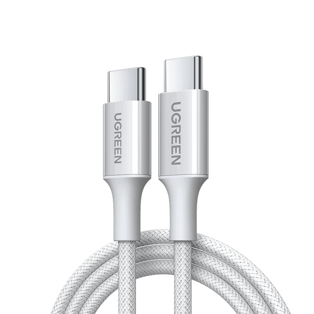 Dátový a nabíjací kábel USB-C - USB-C UGREEN L501, 60W, 2m, Sivý