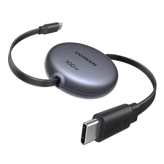 Dátový a nabíjací kábel USB-C - USB-C UGREEN L531, 100W, 1m, čierny