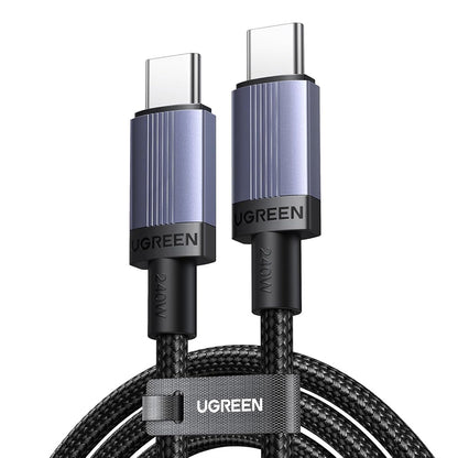 Dátový a nabíjací kábel USB-C - USB-C UGREEN L532, 240W, 3m, Sivý
