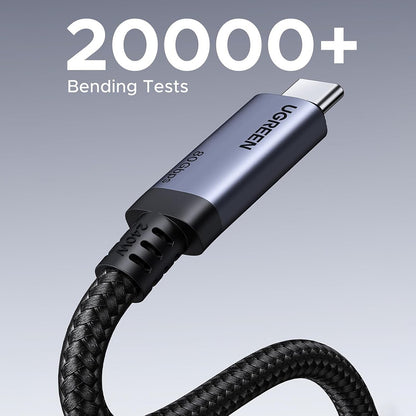 Dátový a nabíjací kábel USB-C - USB-C UGREEN L706 (65383), 240W, 1m, čierny