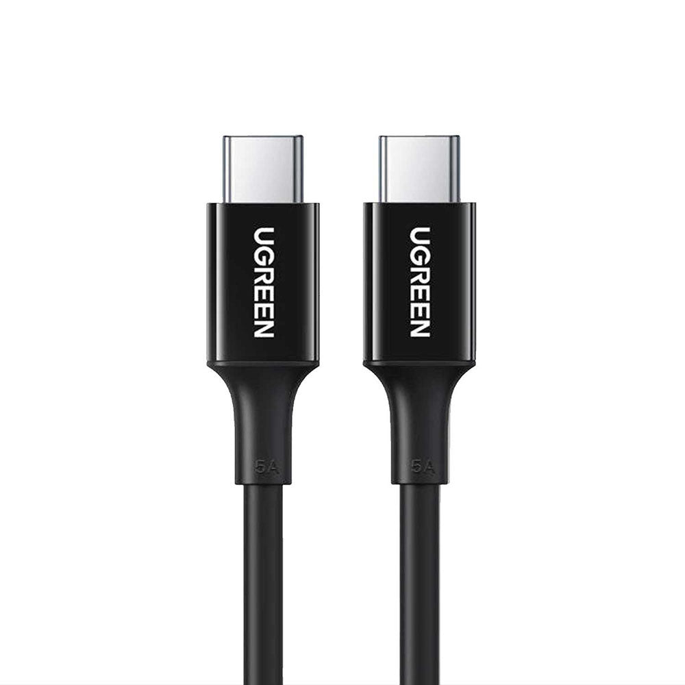 Dátový a nabíjací kábel USB-C - USB-C UGREEN US300 (80371), 100W, 1m, čierny
