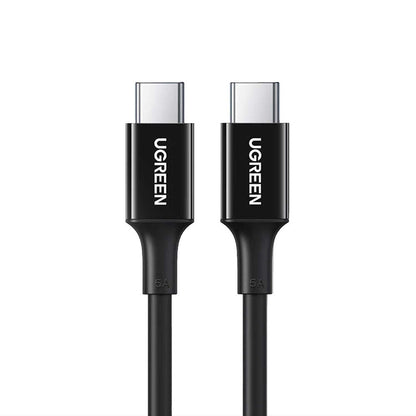 Dátový a nabíjací kábel USB-C - USB-C UGREEN US300 (80371), 100W, 1m, čierny