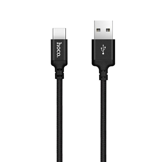 Dátový a nabíjací kábel USB-A - USB-C HOCO X14 Times, 18W, 2m, čierny