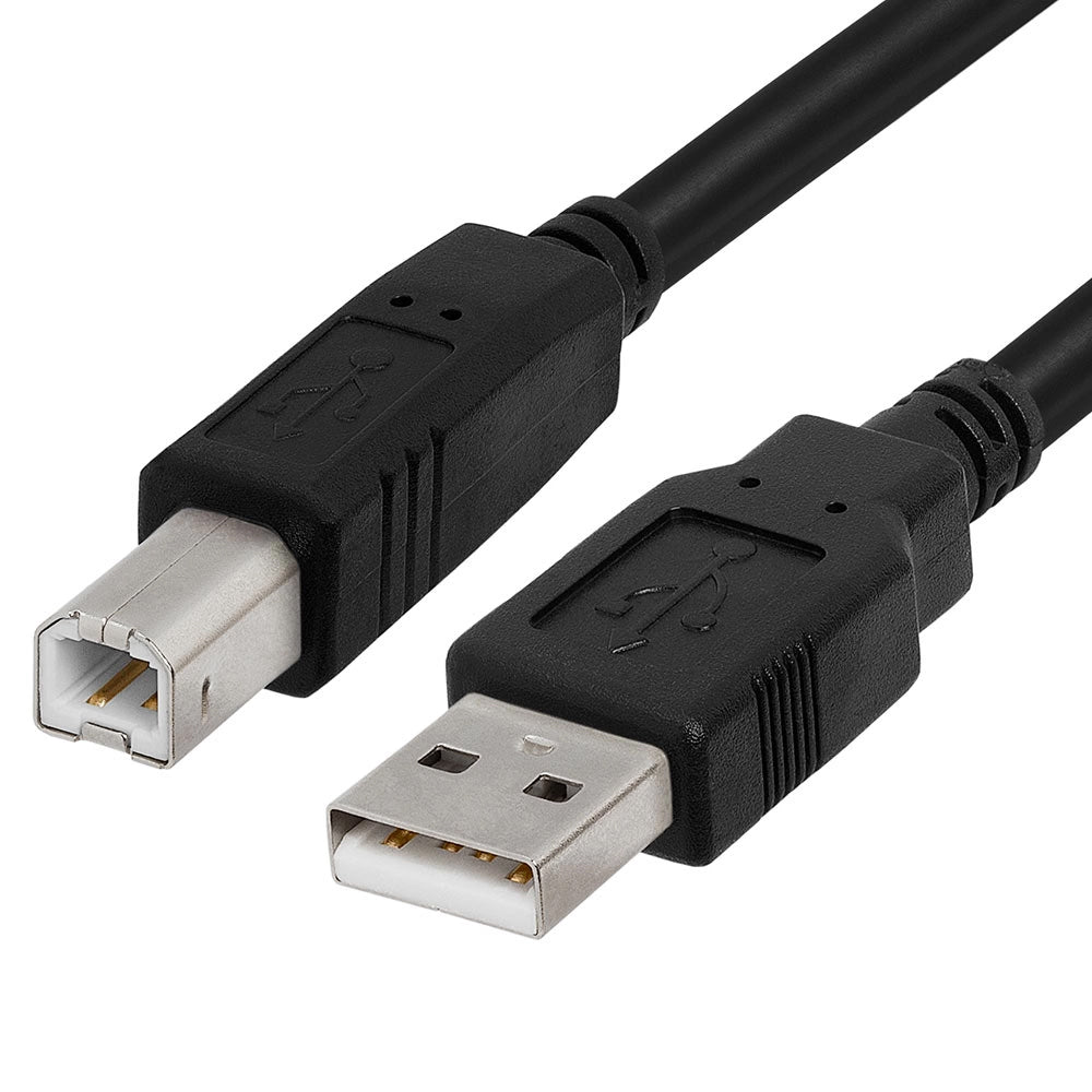 OEM tlačový kábel, USB-A - USB-B, 1,5 m, čierny