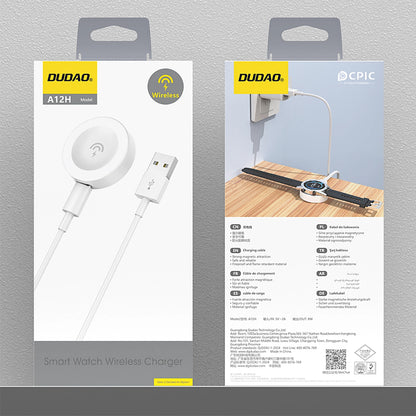 Bezdrôtová nabíjačka Dudao A12H pre Huawei Watch Series, USB-A, Biela
