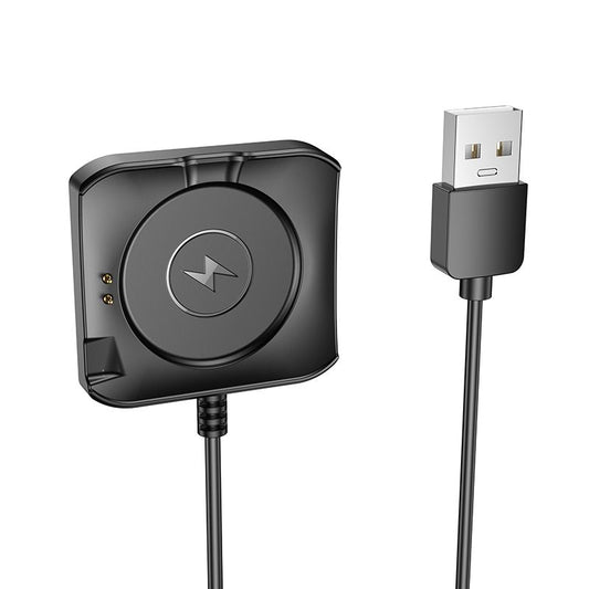Nabíjací kábel pre Smartwatch HOCO Y28, USB-A, Čierny