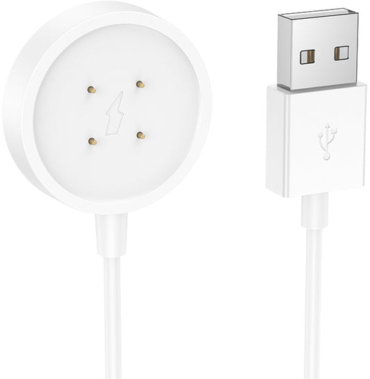 Nabíjací kábel pre Smartwatch HOCO Y24, USB-A, Biely
