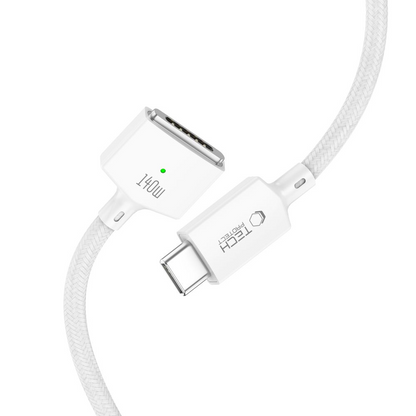 Nabíjací kábel Tech-Protect MMC01 Ultraboost, USB-C - MagSafe 3, 140W, 2m, biely