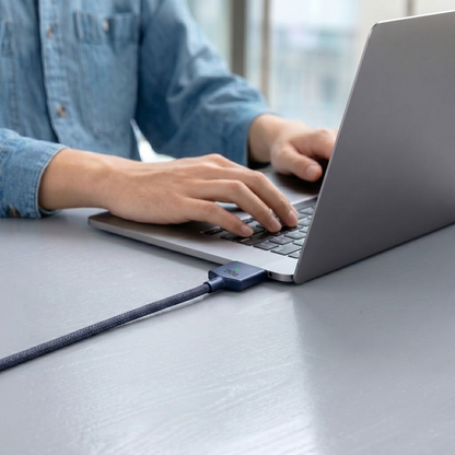 Nabíjací kábel Tech-Protect MMC01 Ultraboost, USB-C - MagSafe 3, 140W, 2m, námornícka modrá