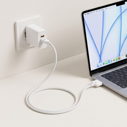 Nabíjací kábel Tech-Protect MMC01 Ultraboost, USB-C - MagSafe 3, 140W, 3m, biely