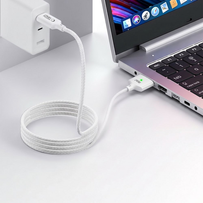 Nabíjací kábel Tech-Protect MMC01 Ultraboost, USB-C - MagSafe 3, 140W, 2m, biely