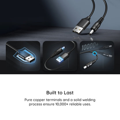 Nabíjací kábel Techsuit AC21 ChargeNest, 1,5 m, 11v1, čierny