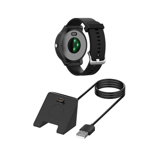 Nabíjací kábel Techsuit TGC3 pre Garmin Fenix 5 Plus / 7X / 6X / 6 / 5, USB-A, Čierny