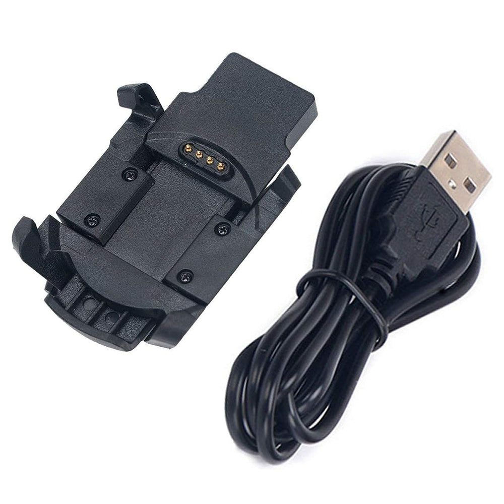 Techsuit TGC5 Charging Cable for Garmin Fenix 3 Sapphire / 3 HR / 3, USB-A, Black