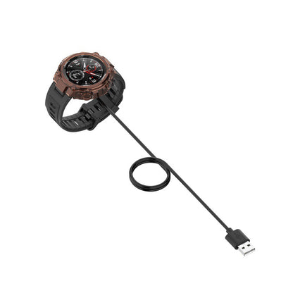 Techsuit THA2 Charging Cable for Amazfit Watch Series, USB-A, Black