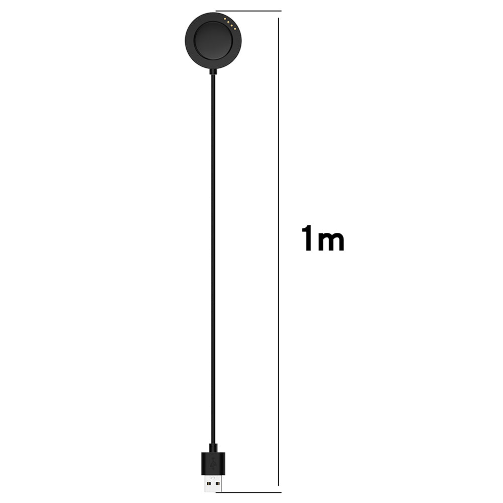 Nabíjací kábel Techsuit TXC9 pre Xiaomi Watch S4 Sport, USB-A, Čierny