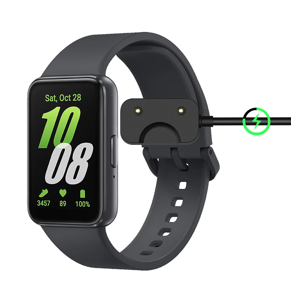 Nabíjací kábel Techsuit WCC1 pre Samsung Galaxy Fit3 R39M, USB-C, čierny