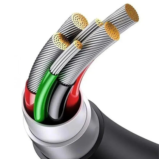 Nabíjací kábel USB-A - Lightning / microUSB / USB-C Baseus 3v1, 100W, 1.5m, Biela P10377705213-00