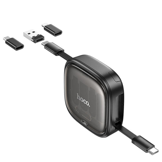Dátový a nabíjací kábel USB-C - USB-C HOCO U140, 60W, 0.95m, čierny