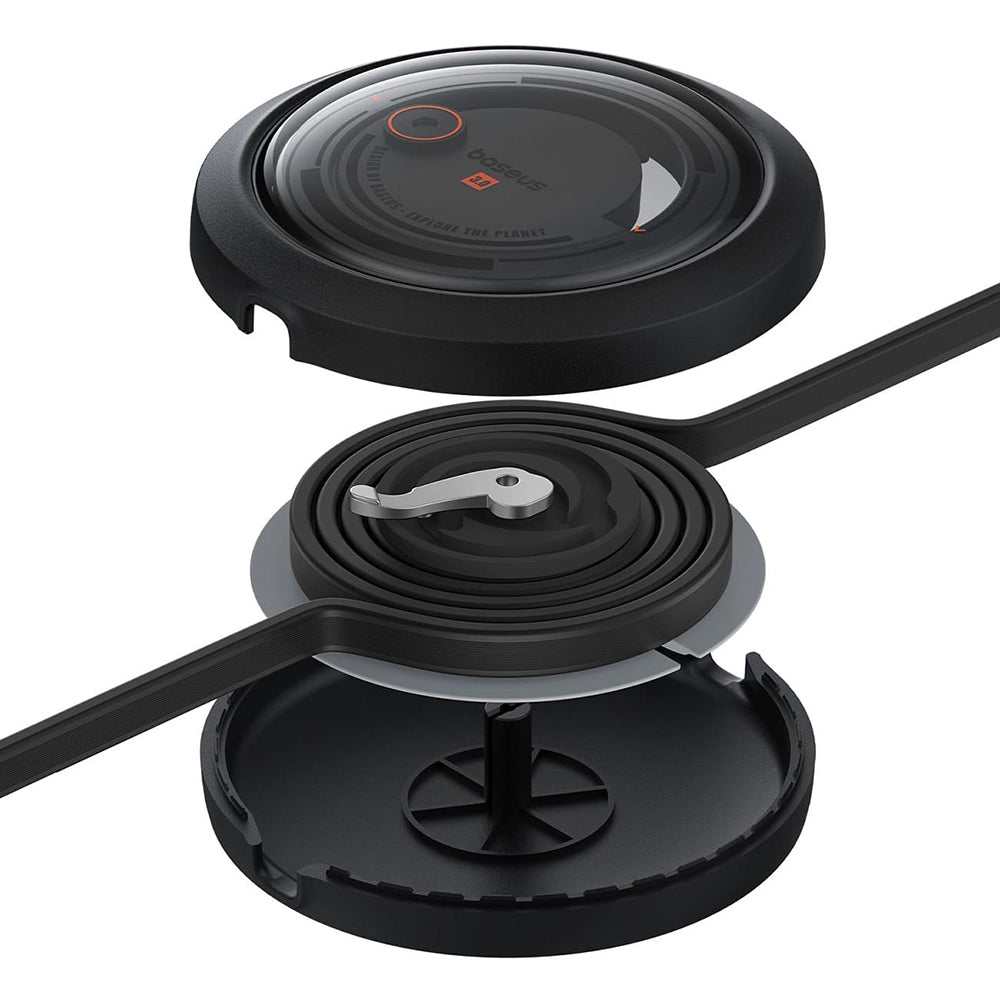 Nabíjací kábel USB-C - Lightning / microUSB / USB-C Baseus Free2Draw Retractable, 100W, 1.1m, Čierny P10368700111-04