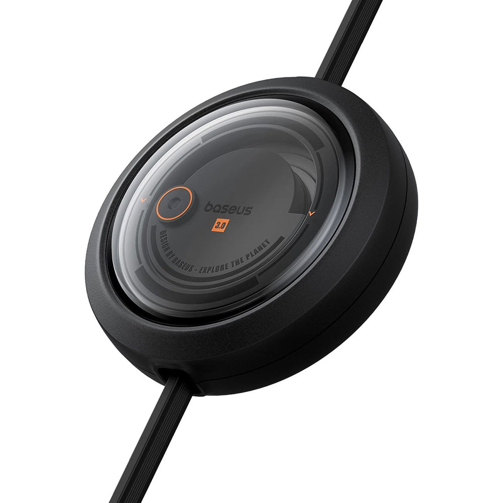 Nabíjací kábel USB-C - Lightning / microUSB / USB-C Baseus Free2Draw Retractable, 100W, 1.1m, Čierny P10368700111-04