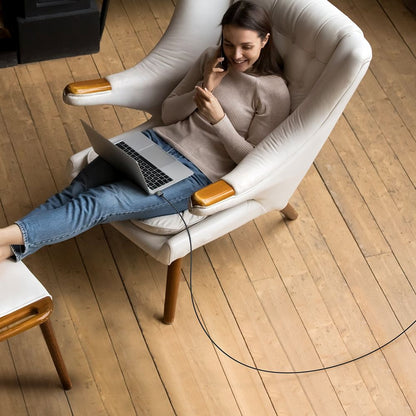 Nabíjací kábel McDodo CA-2070, USB-C - MagSafe 3, 140W, 2m, Čierny