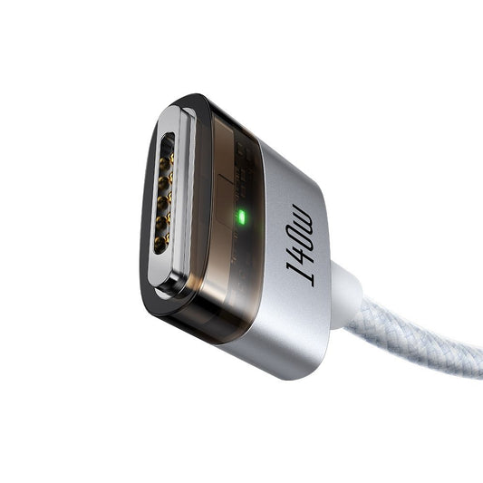 Nabíjací kábel McDodo CA-2071, USB-C - MagSafe 3, 140W, 2m, Biela