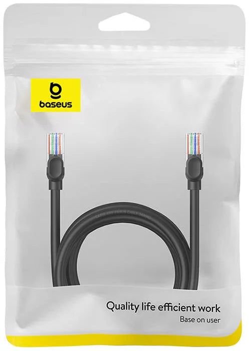 Sieťový kábel Baseus, UTP, Cat5, 3m, Čierny B00133206111-04