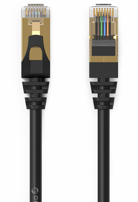 Sieťový kábel Orico PUG-C7, UTP, Cat7, 3m, čierny