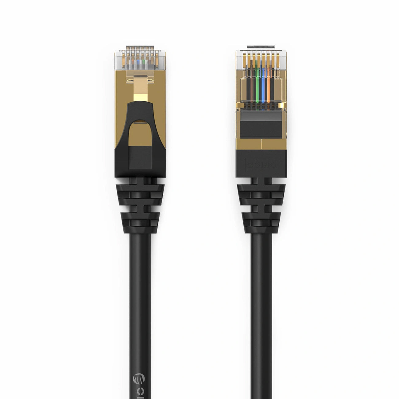 Sieťový kábel Orico PUG-C7, UTP, Cat7, 0,5 m, čierny