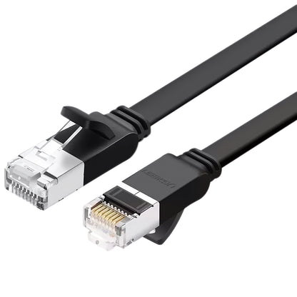 Sieťový kábel UGREEN NW101 Flat, UTP, Cat6, 1 m, čierny 