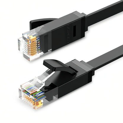 Sieťový kábel UGREEN NW102 Flat, UTP, Cat6, 3m, Čierny