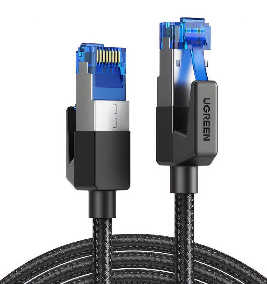 Sieťový kábel UGREEN NW153, UTP, Cat8, 2m, Čierny