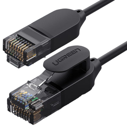 Sieťový kábel UGREEN NW122, UTP, Cat6A, 5m, čierny
