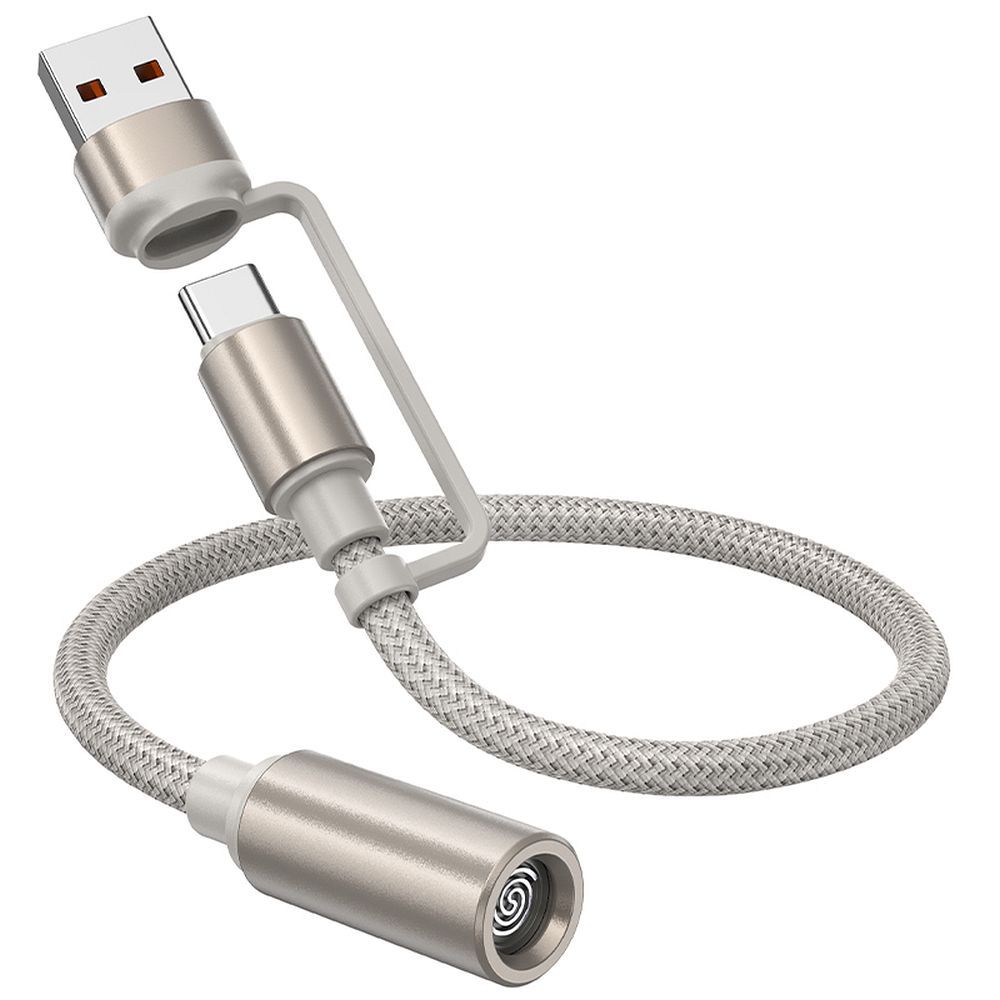 Elektrický zapaľovač HOCO UA38B, USB-C / USB-A, 0,3 m, Zlatý