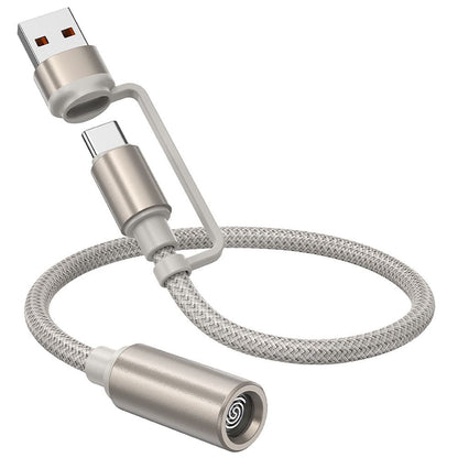 Elektrický zapaľovač HOCO UA38B, USB-C / USB-A, 0,3 m, Zlatý