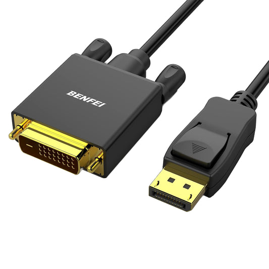 Video kábel Benfei, DisplayPort - DVI, 1080P, 0,9 m, čierny