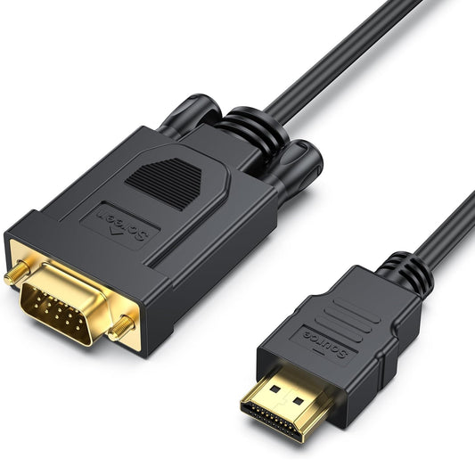 Video kábel Benfei, HDMI - VGA, 1080P, 1,8 m, čierny