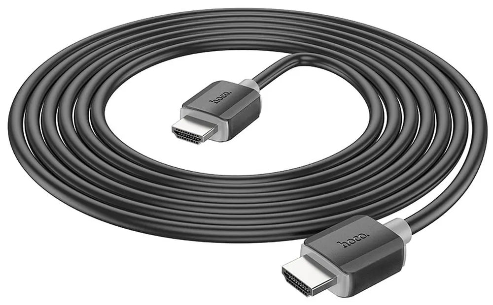 Video kábel HOCO US08, HDMI - HDMI, 4K, 1m, Čierny