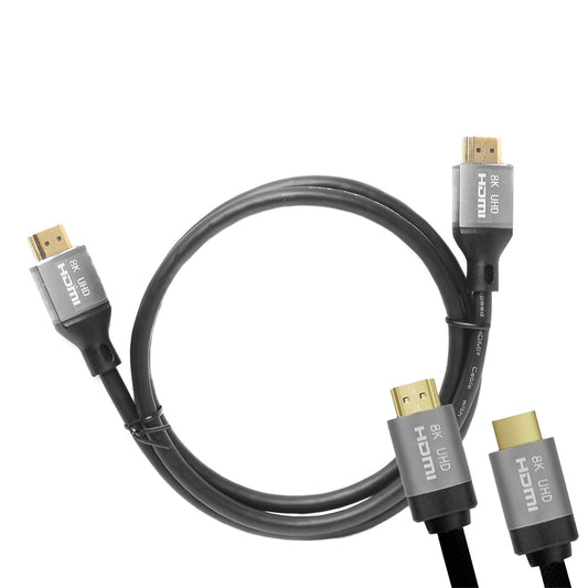 Video kábel LTC Gold, HDMI - HDMI, 8K, 1m, čierny