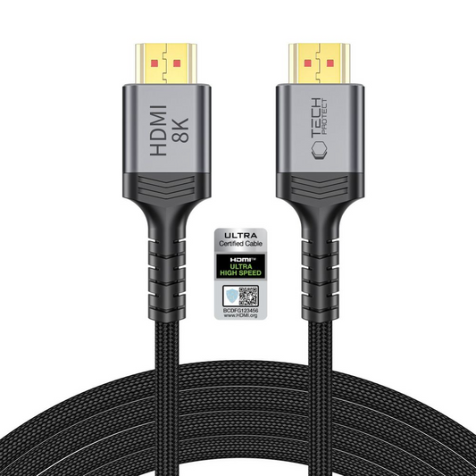 Video kábel Tech-Protect Ultraboost 2, HDMI - HDMI, 8K, 3m, Čierny