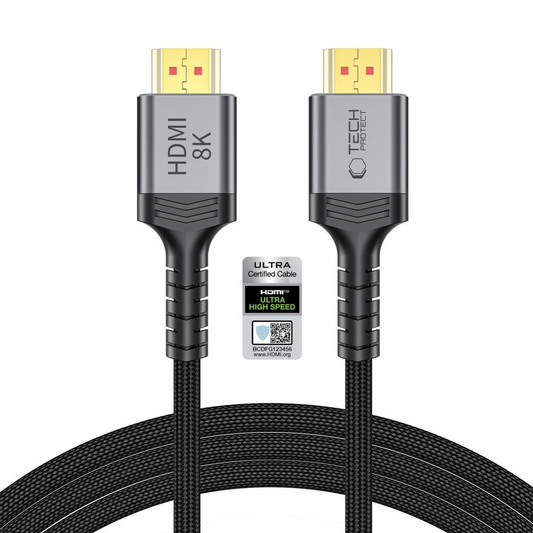 Video kábel Tech-Protect Ultraboost 2, HDMI - HDMI, 8K, 2m, čierny