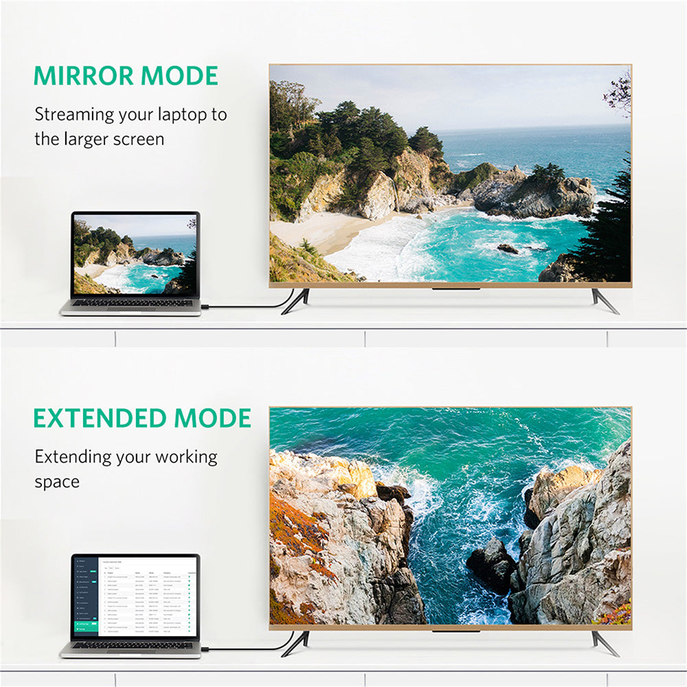 Video kábel UGREEN DP102, DisplayPort - DisplayPort, 4K, 2m, čierny