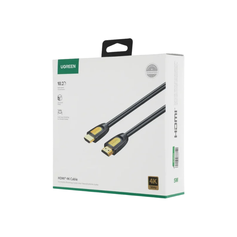 Video kábel UGREEN HD101, HDMI - HDMI, 4K, 5m, čierny