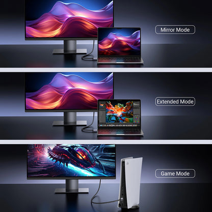 Video kábel UGREEN HD171, HDMI - HDMI, 8K, 3m, čierny