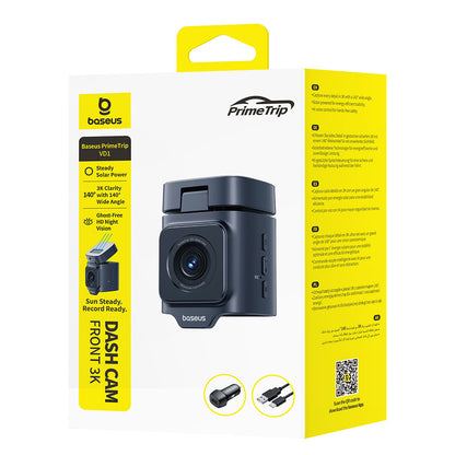 Auto kamera Baseus PrimeTrip VD1, 3K, Wi-Fi, GPS, Displej 1.54inch C10669000123-00