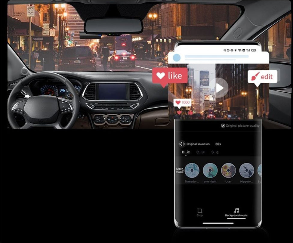 Autokamera DDPAI Mini Pro DM2503A-02, 2K, Wi-Fi