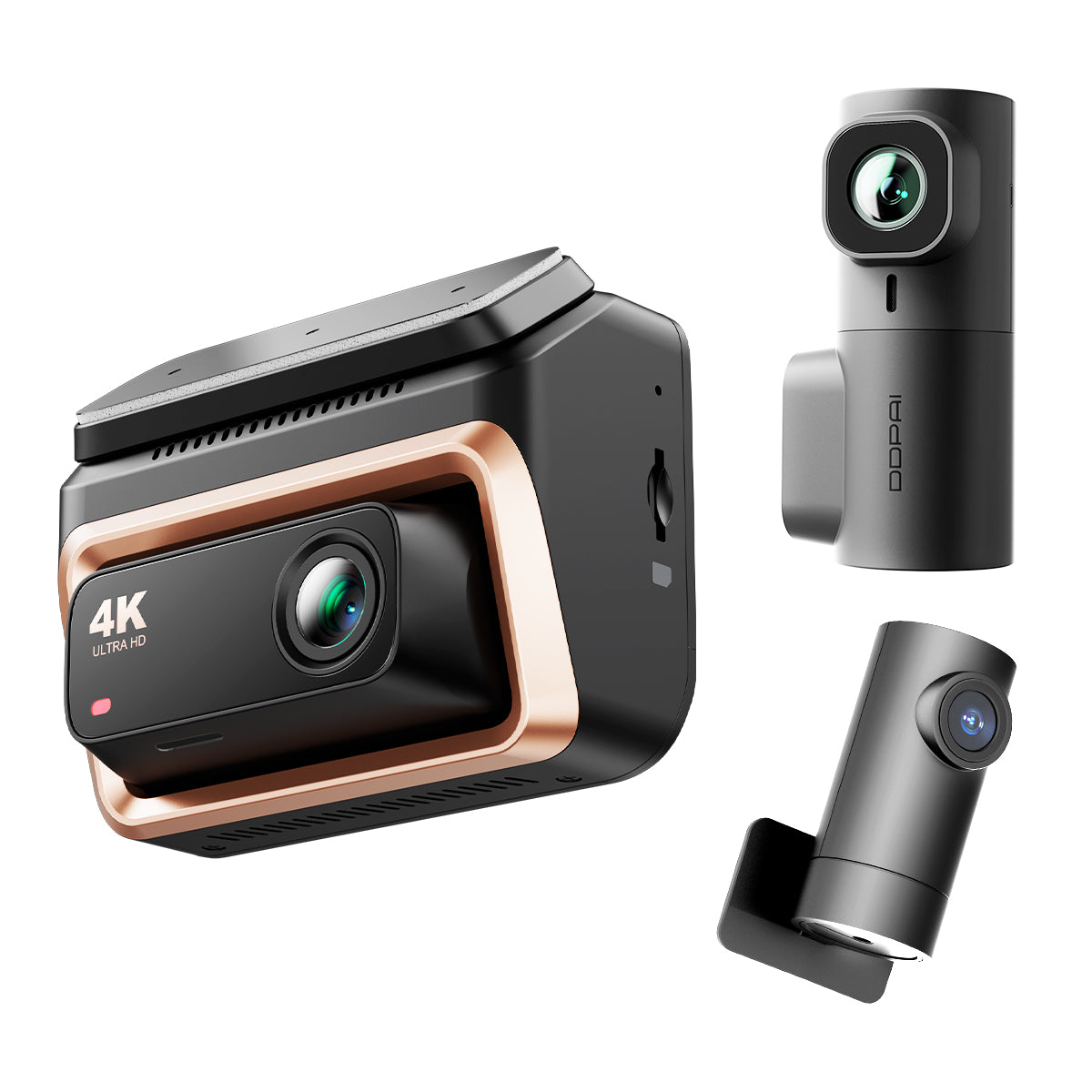 Predná a zadná pomocná kamera do auta DDPAI Z60 Pro 3-CH, 4K, Wi-Fi, GPS, 3-palcový displej