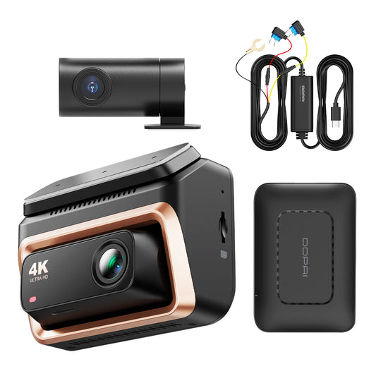 Predná a zadná kamera do auta DDPAI Z60 Pro 4G, 4K, Wi-Fi, GPS, 3-palcový displej